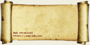 Dina Naumović vizit kartica